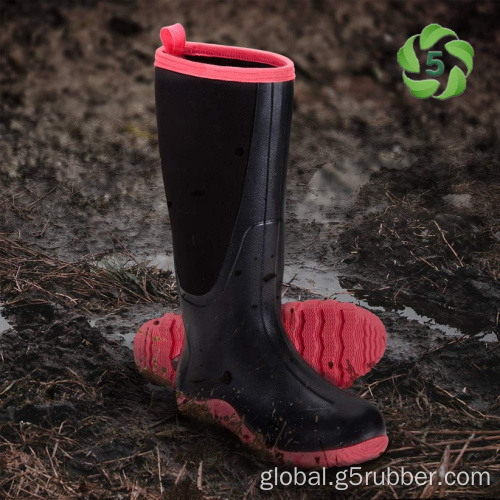 5mm Garden Rain Boots Steel Shank women boots